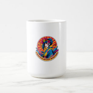 Caneca De Café Um Belo Mistério Nunca Desvanece Vintage Geisha