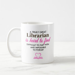 Caneca De Café Um Bibliotecário de Verdadeiros Excelentes - Nome 