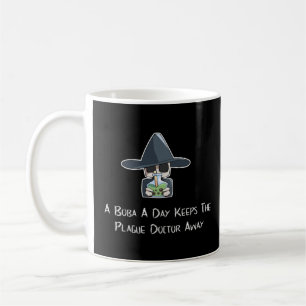 Caneca De Café Um Boba A Day Mantém O Médico Da Peste Longe A Bol