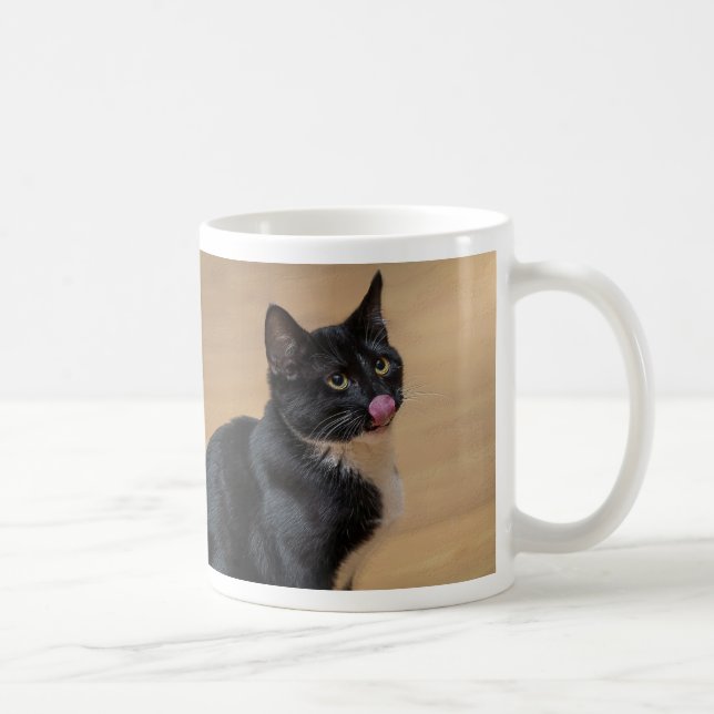 Caneca De Café Um Bom Lick Painterly Coffee Mug (Direita)