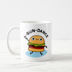 Caneca De Café Um Burger Burger Dançado Com Bola-Bolo