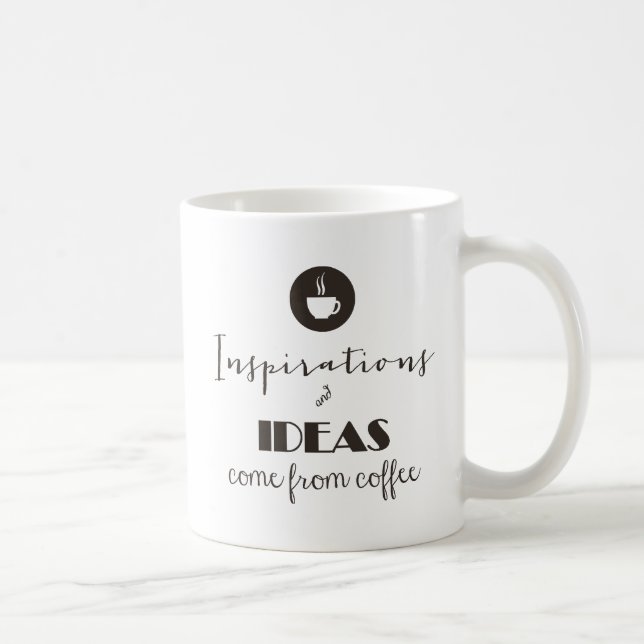 Caneca De Café Um café para inspiração e ideias (Direita)