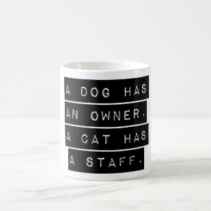 Caneca De Café Um Cão Tem Um Proprietário