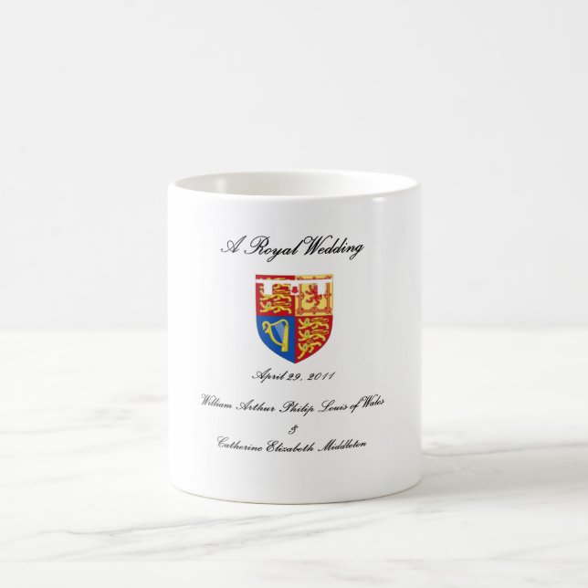 Caneca De Café Um casamento real (Centro)