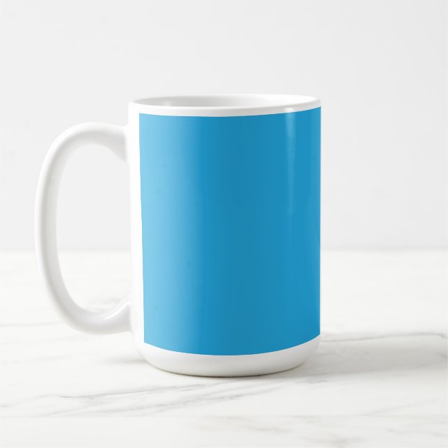 Caneca De Café Um céu azul sereno com algumas nuvens brancas disp (Esquerda)