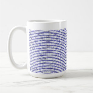 Caneca De Café Um céu azul vívido com nuvens brancas espalhadas.