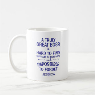 Caneca De Café Um Chefe Verdadeiramente Excelente Personalizado R