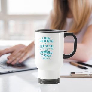 Caneca De Café Um Chefe Verdadeiramente Excelente Personalizado T