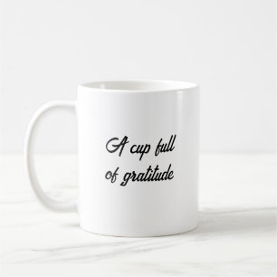Caneca De Café Um cheio de gratidão