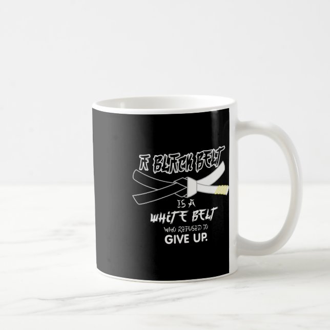 Caneca De Café Um Cinturão Negro É Uma Arte Marcial Taekwondo (Direita)