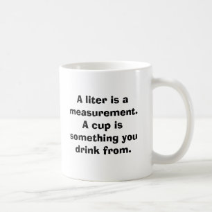 Caneca De Café Um copo é algo que você bebe de