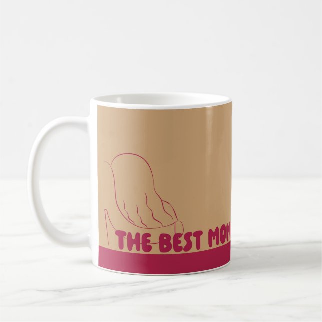 Caneca De Café Um copo para a melhor mãe do mundo (Esquerda)