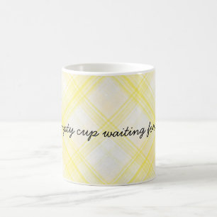 Caneca De Café Um Copo Vazio...