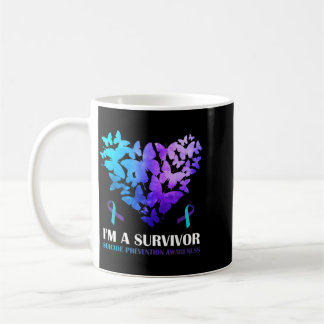 Caneca De Café Um Coração de Borboleta de Conscientização sobre P