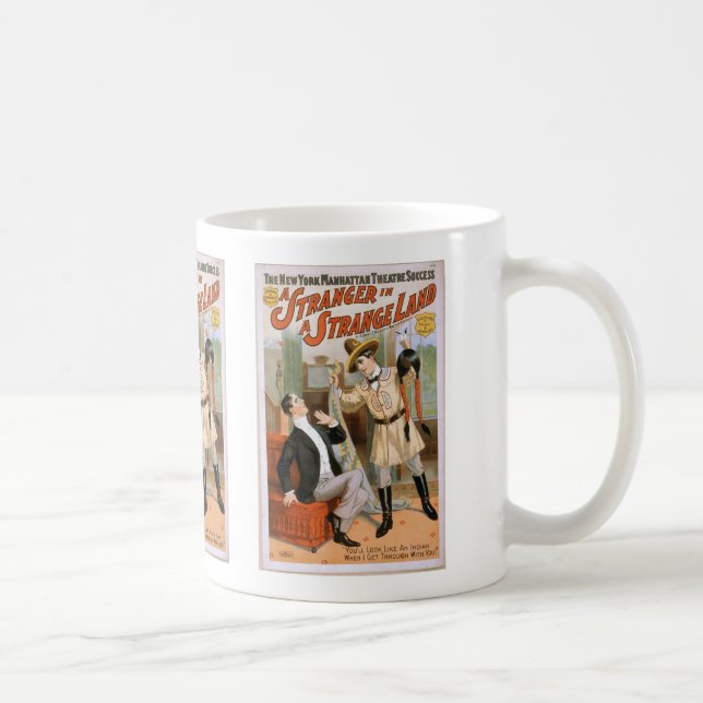 Caneca De Café Um desconhecido em uma terra estranha (Direita)