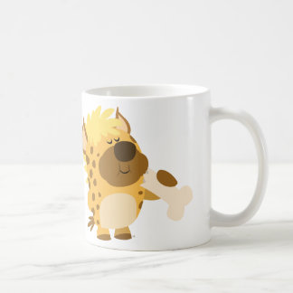 Caneca De Café Um desenho bonitinho localizou Hyena esmagando uma