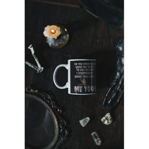 Caneca De Café Um Dia das Bruxas de Vingança de Aranha