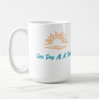 Caneca De Café Um Dia De Cada Vez Café Mug Sober Life 15Oz