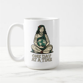 Caneca De Café Um Dia de Cada Vez (Gaia) -
