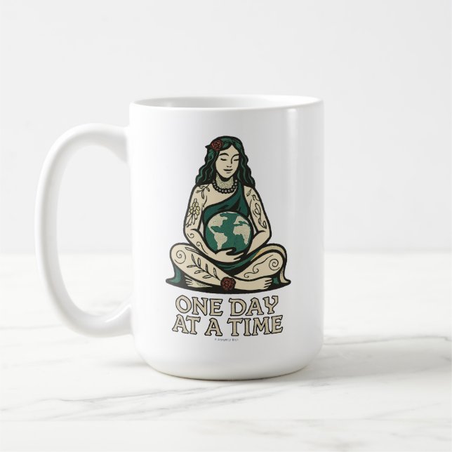 Caneca De Café Um Dia de Cada Vez (Gaia) -  (Esquerda)