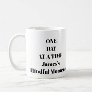 Caneca De Café Um dia de cada vez, Mug Inspiracional