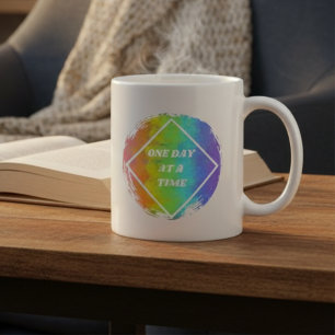Caneca De Café Um Dia De Cada Vez - NA, Narcóticos Anônimos
