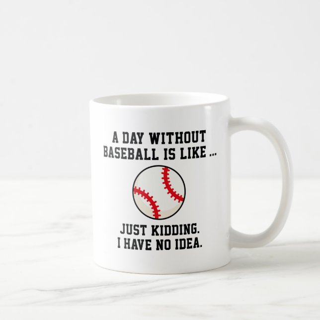 Caneca De Café Um dia sem beisebol (Direita)