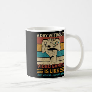 Caneca De Café Um Dia Sem Jogo Jogo Teen Boy Gaming Roupa F
