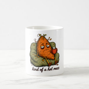 Caneca De Café Um Doce Batata-Doce de Ação de Graças Meio Desastr