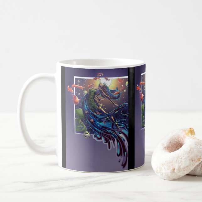 Caneca De Café Um estresse da imaginação (Com Donut)