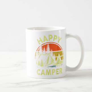 Caneca De Café Um Feliz Acampador Menino Pequeno Divertido Acampa
