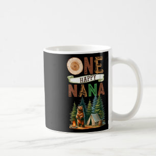 Caneca De Café Um Feliz Urso de Acampamento de Nana Primeiro Aniv