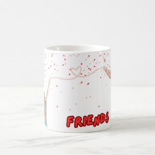 Caneca De Café “Um fio. Um coração. Conectadas para sempre.”