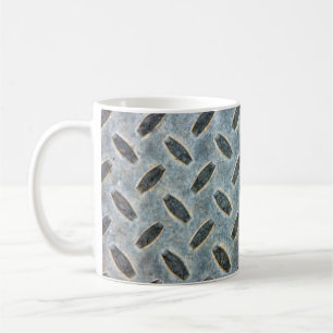 Caneca De Café Um fundo de textura de tecelagem metálica abstrato