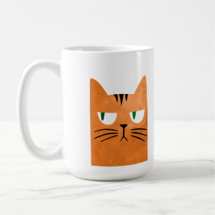 Caneca De Café Um gato alaranjado com uma atitude