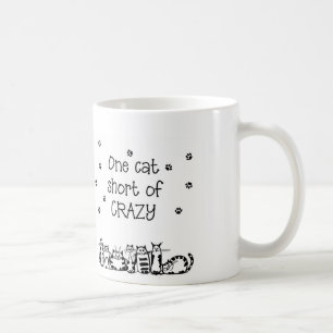 Caneca De Café Um gato curto de presentes loucos