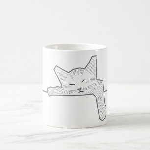 Caneca De Café Um gato dormindo