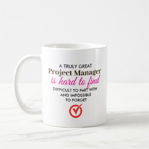 Caneca De Café Um Gerente de Projetos Verdadeiramente Ótimo – Nom