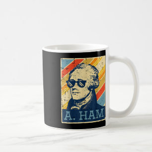 Caneca De Café Um Ham Alexander Hamilton Retro Engraçado Dizendo