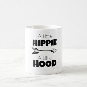 CANECA DE CAFÉ UM HIPPIE PEQUENO UMA CAPA PEQUENA