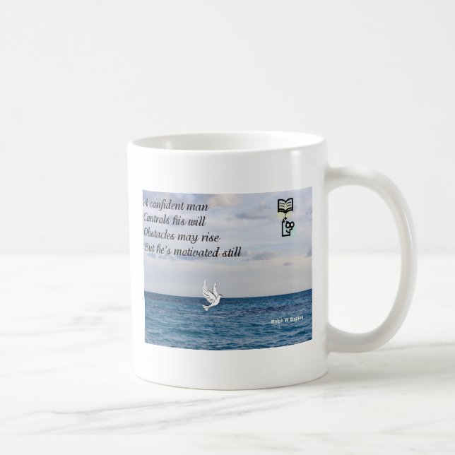 Caneca De Café Um homem confiante (Direita)
