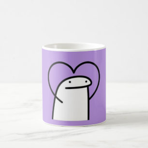 Caneca De Café Um homem de desenho animado