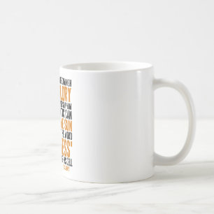 Caneca De Café Um homem pode não mais diminuir a glória do deus