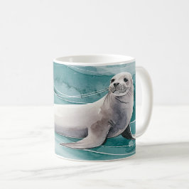 Caneca De Café Um leão de mar brincalhão
