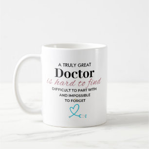 Caneca De Café Um médico verdadeiramente Excelente - Duro de esqu