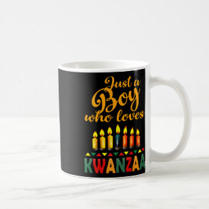 Caneca De Café Um Menino Que Ama Preto Do Orgulho Africano Kwanza