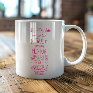 Caneca De Café Um Mentor Realmente Fantástico é Difícil de Encont