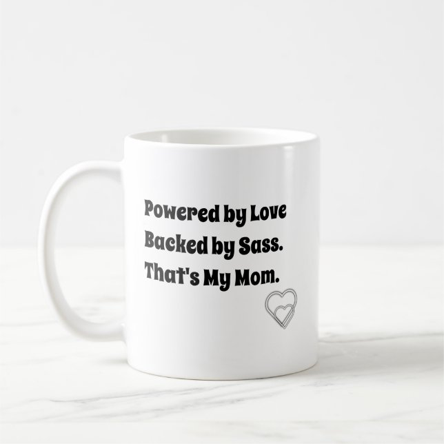 Caneca De Café Um monte de amor por amar a mãe (Esquerda)