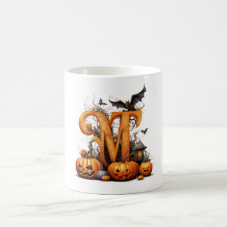 Caneca De Café Um morcego na cornice: Halloween Cup - Type M