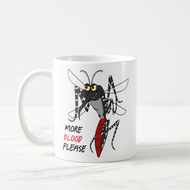 Caneca De Café Um mosquito insatisfeito (Esquerda)